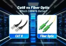 کابل‌های Cat8 در برابر فیبر نوری