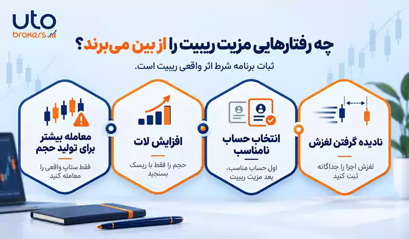 چه رفتارهایی مزیت ریبیت را از بین میبرند؟